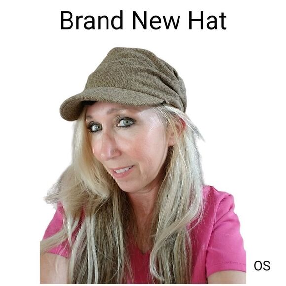 Tan Railroad Hat BRAND NEW   - Picture 1 of 7